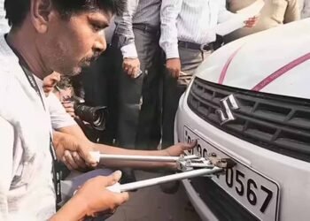 10 लाख वाहनों में लगी सिर्फ हाई सिक्योरिटी नंबर प्लेट, अब पुलिस करेगी चालानी कार्रवाई