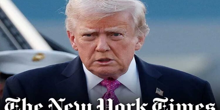 ट्रंप का न्यूयॉर्क टाइम्स पर करारा हमला, 15 बिलियन डॉलर के मानहानि केस की दी धमकी