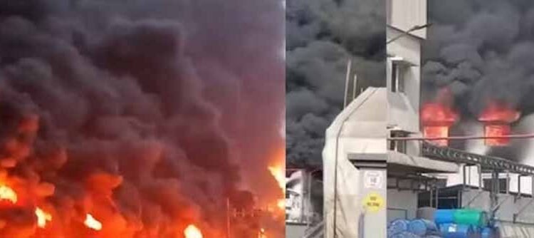 गुजरात के भरूच में फैक्ट्री में भीषण आग, कई घंटे की मशक्कत के बाद काबू