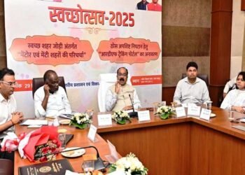 रायपुर : स्वच्छ, सुंदर, सुनियोजित, सुव्यवस्थित, संस्कारित और सुविधापूर्ण शहर बनाने के लिए करें काम –  अरुण साव