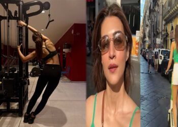 कॉकटेल 2 की शूटिंग के बीच कृति सेनन ने दिखाया जिम में पसीने का जलवा, फ्लॉन्ट किया टोंड बैक