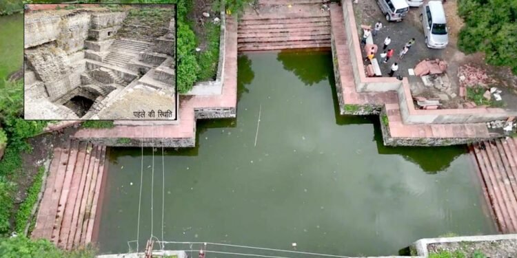 देपालपुर की ऐतिहासिक सूरजकु़ंड बावड़ी का हुआ जोर्णोद्धार