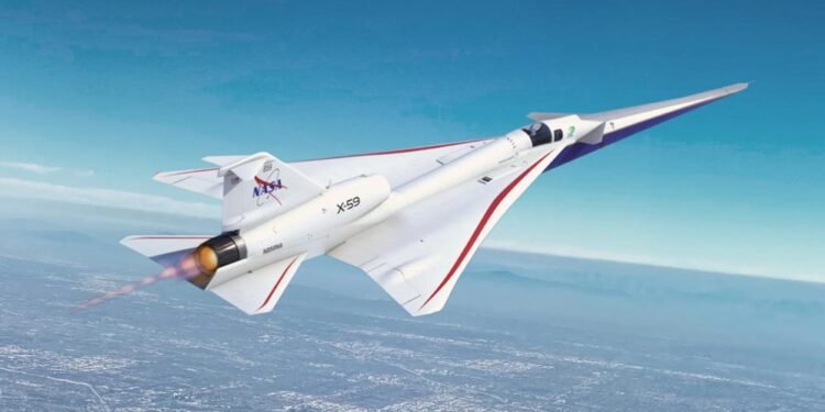 NASA का X-59 जेट पहली उड़ान में बना सबसे शांत सुपरसोनिक विमान