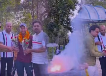 पहलगाम हमले में बीजेपी कार्यकर्ता की जान बचाने वाले नजाकत अहमद शाह का छत्तीसगढ़ में भव्य स्वागत