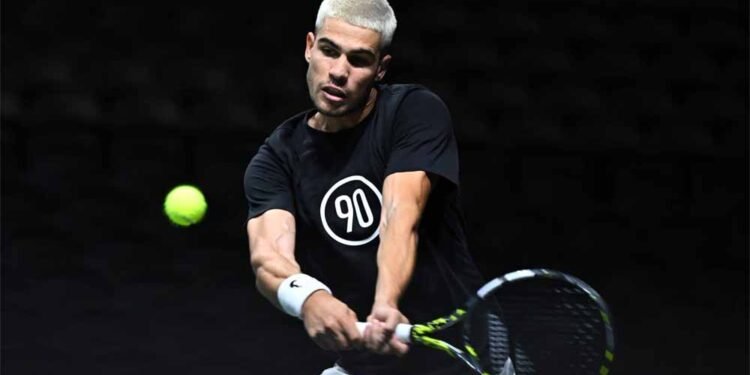 अल्काराज पेरिस मास्टर्स के दूसरे दौर में बाहर