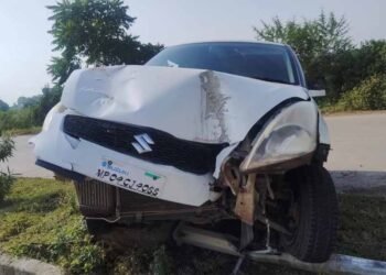 भाजपा नेता के बेटे की कार से हादसा: मॉर्निंग वॉक कर रहे युवकों को रौंदा, FIR तक नहीं दर्ज