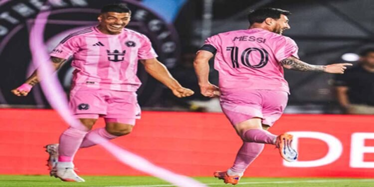 मेसी का ‘डबल धमाका’, इंटर मियामी ने प्लेऑफ के पहले मैच में नैशविले को हराया