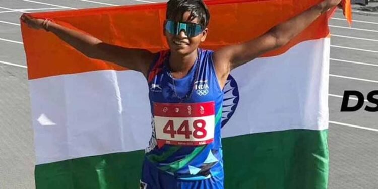 एशियाई युवा खेल: रंजना ने पैदल चाल स्पर्धा में रजत पदक जीता