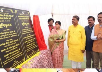 रायपुर : मंत्री  केदार कश्यप ने बस्तर में रखी 11 करोड़ 82 लाख रुपए की विकास परियोजनाओं की आधारशिला