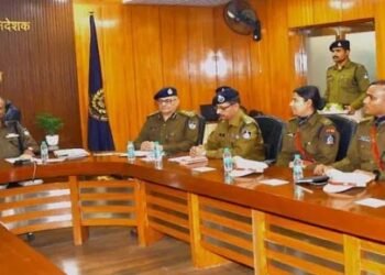 पुलिस महानिदेशक  कैलाश मकवाणा से मध्यप्रदेश कैडर के प्रशिक्षु आईपीएस अधिकारियों ने की सौजन्य भेंट