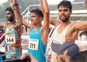 40वी इंदिरा मैराथन में प्रदीप सिंह चौहान व रीनू ने प्रथम स्थान पर मारी बाजी