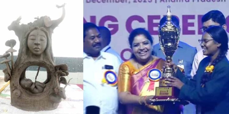 एकलव्य आदर्श आवासीय विद्यालय की छात्रा निहारिका नाग बनी राष्ट्रीय स्वर्ण पदक विजेता