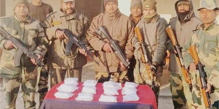 सीमा पर बड़ी कार्रवाई: BSF ने 37 करोड़ की हेरोइन पकड़ी
