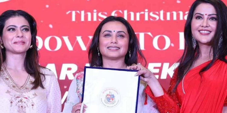 रानी मुखर्जी को मिला ‘एक्सीलेंस इन वूमन एम्पावरमेंट थ्रू सिनेमा अवॉर्ड’