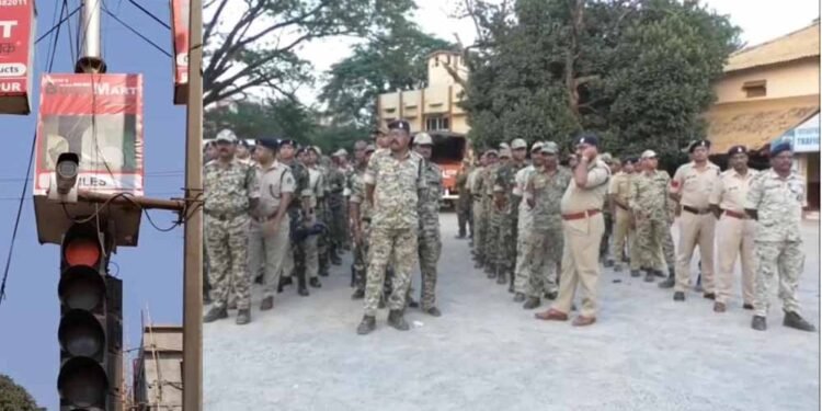 न्यू ईयर पर बस्तर में हाई अलर्ट: 150 CCTV कैमरों से निगरानी, चप्पे-चप्पे पर पुलिस तैनात