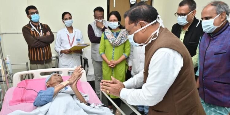 रायपुर : मुख्यमंत्री  विष्णुदेव साय ने ज्ञानपीठ पुरस्कार से सम्मानित साहित्यकार  विनोद कुमार शुक्ला के स्वास्थ्य लाभ की कामना की