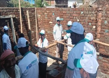 रायपुर : प्रधानमंत्री आवास हेतु कुशल श्रमिक हो रहे तैयार, 35 श्रमिक बनेंगे राज मिस्त्री