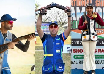 जिंदल स्टील के एथलीट्स गुरजोआत सिंह खंगुरा और राइज़ा ढिल्लों ने 68वीं राष्ट्रीय शॉटगन शूटिंग चैंपियनशिप में राष्ट्रीय खिताब जीतकर रचा इतिहास