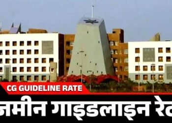 छत्तीसगढ़ में वर्ष 2025-26 की नई गाइडलाइन दरें लागू