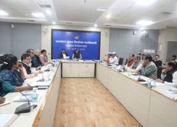 मुख्य निर्वाचन पदाधिकारी मप्र ने मान्यता प्राप्त राष्ट्रीय राजनीतिक दलों के प्रतिनिधियों के साथ की बैठक