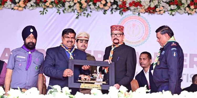 राज्यपाल रमेन डेका ने प्रथम राष्ट्रीय रोवर-रेंजर जंबूरी का किया शुभारंभ