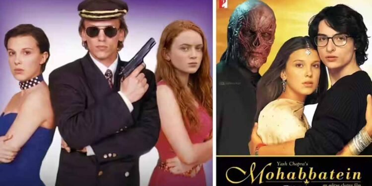 वेकना बना सुपरविलेन, स्टीव-जॉनथन बने ‘करण-अर्जुन’ – ‘स्ट्रेंजर थिंग्स’ कास्ट का बॉलीवुड स्टाइल अवतार