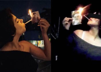 खामेनेई की फोटो जलाकर सिगरेट सुलगा रहीं, ईरानी महिलाओं का अनोखा विरोध प्रदर्शन