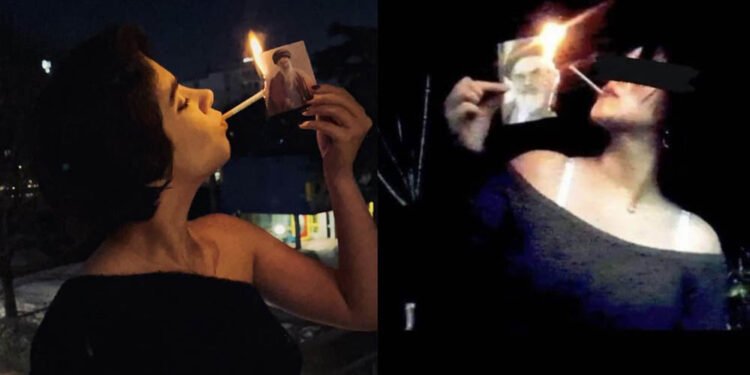 खामेनेई की फोटो जलाकर सिगरेट सुलगा रहीं, ईरानी महिलाओं का अनोखा विरोध प्रदर्शन