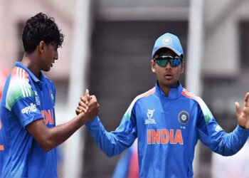 भारतीय टीम ने वर्ल्ड कप में की जीत की शुरुआत, यूएसए को 6 विकेट से हराया, हेनिल पटेल बने जीत के हीरो