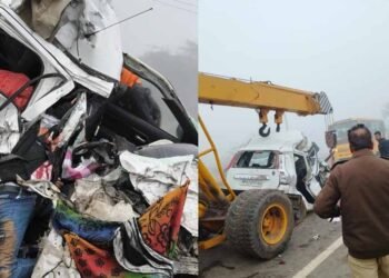 ग्वालियर में दर्दनाक हादसा: बरेठा टोल प्लाजा के पास ट्रक-कार टक्कर, छात्र समेत 4 की मौत