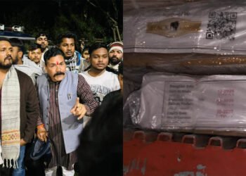 भोपाल में पुलिस मुख्यालय के सामने मांस से भरा ट्रक पकड़ा, स्लाटर हाउस सील करने की मांग