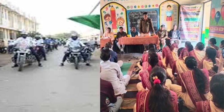 बलौदाबाजार पुलिस का विशेष ग्राम अभियान, सड़क सुरक्षा-जीवन रक्षा का बताया महत्व