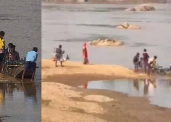 बीजापुर में इंद्रावती नदी पर नाव पलटी, परिवार के 4 लोग लापता