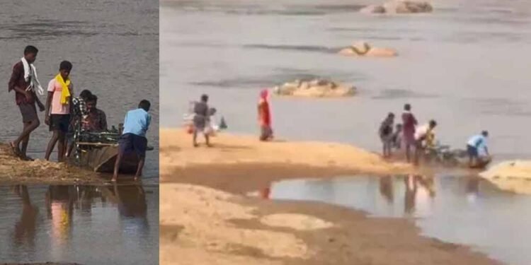 बीजापुर में इंद्रावती नदी पर नाव पलटी, परिवार के 4 लोग लापता