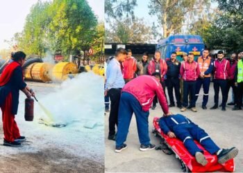 छत्तीसगढ़ पुलिस चला रही अभियान, यात्रियों के साथ वाहन चालकों एवं फील्ड स्टॉफ को दे रही आपात प्रबंधन का प्रशिक्षण