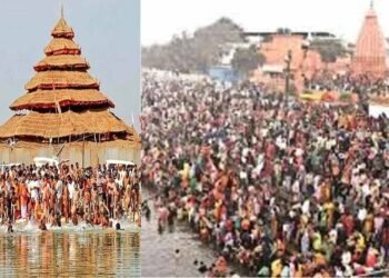 मकर संक्रांति पर राजिम त्रिवेणी संगम में लगाई डुबकी, दीप दान कर महादेव का किया जलाभिषेक