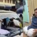 शुभेंदु अधिकारी के काफिले पर हमला कर गाड़ी पर बरसाईं लाठियां, धरने पर बैठे भाजपा नेता