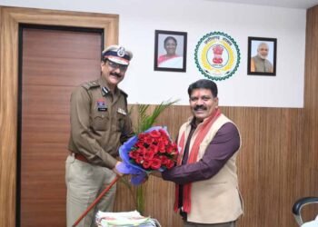रायपुर के नए पुलिस कमिश्नर संजीव शुक्ला ने उपमुख्यमंत्री से की सौजन्य भेंट