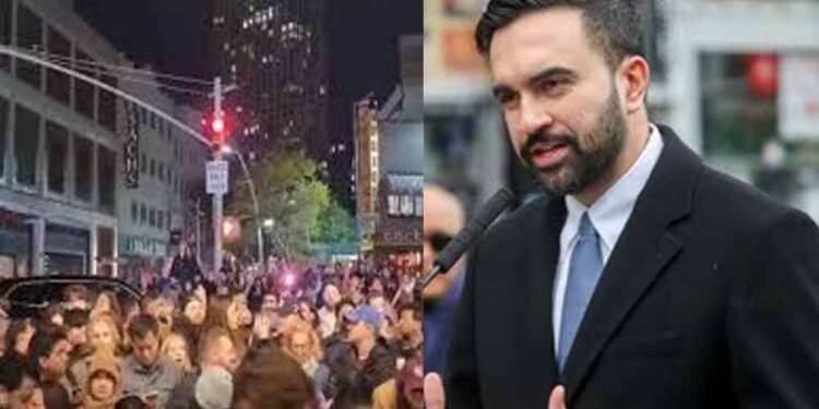 न्यूयॉर्क की सड़कों पर हमास के समर्थन में नारेबाजी, अब क्या करेंगे मेयर ममदानी?