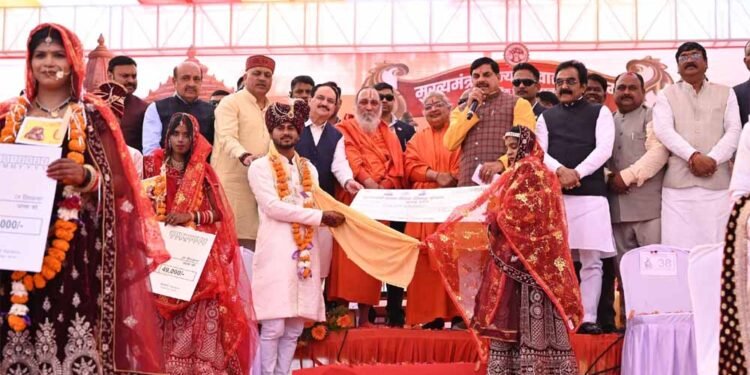 बसंत पंचमी पर सामूहिक विवाह सामाजिक एकता की मिसाल: मुख्यमंत्री डॉ. यादव