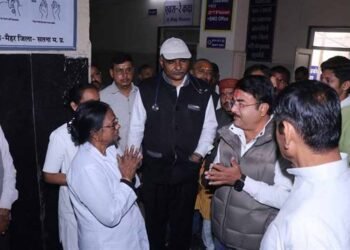 स्वास्थ्य सेवाओं का जायजा लेने सिविल अस्पताल मैहर पहुंचे राज्य मंत्री पटेल