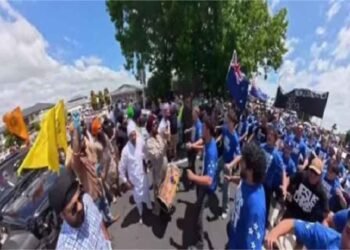 न्यूज़ीलैंड में नगर कीर्तन का विरोध तेज: हाका डांस कर रोका, भड़काऊ नारों से मचा बवाल