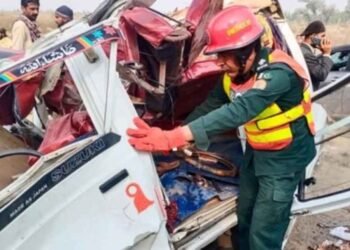 पाकिस्तान के पंजाब में भीषण सड़क हादसा, तीन लोगों की दर्दनाक मौत