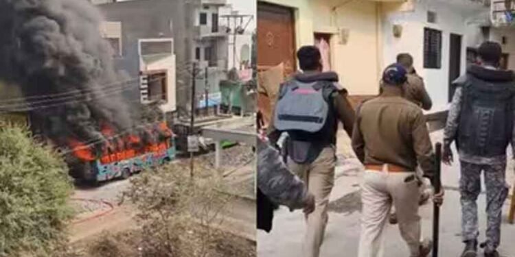 उज्जैन में हिंसा का दूसरा दिन: पथराव, आगजनी और महिलाओं के साथ बदसलूकी