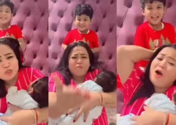 मस्ती या शरारत? भारती सिंह के बेटे गोला ने खींचे मां के बाल, गोद में रोता दिखा काजू