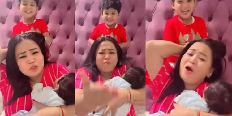 मस्ती या शरारत? भारती सिंह के बेटे गोला ने खींचे मां के बाल, गोद में रोता दिखा काजू