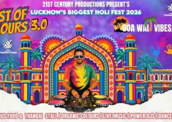 DJ बीट्स, नियॉन लाइट्स और गोवा वाइब्स! लखनऊ में होली का सबसे बड़ा धमाका ‘Blast of Colours 3.0’ के लिए हो जाए तैयार