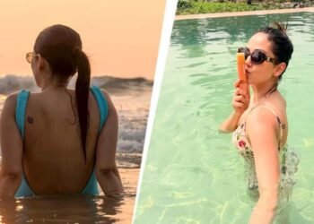 बैकलेस मोनोकनी में छाईं शाहिद कपूर की पत्नी, बीच पर मीरा के स्वैग ने मचाई धूम