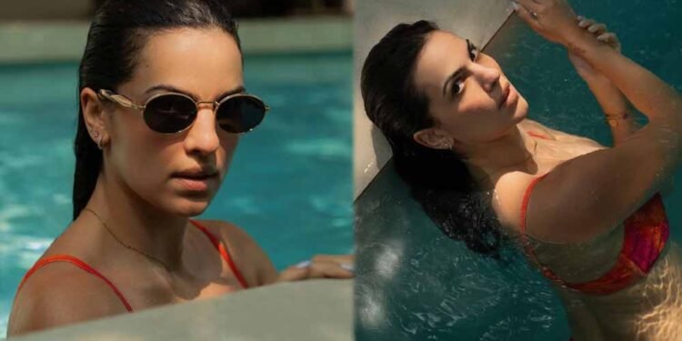 बिकिनी में नताशा स्टानकोविक ने पूल में दिए सिजलिंग पोज, हार्दिक पंड्या की EX वाइफ
