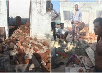 मुरैना में पूजा के दौरान मंदिर की छत गिरी, मलबे में दबकर 3 मासूम बच्चियों की मौत; 4 घायल